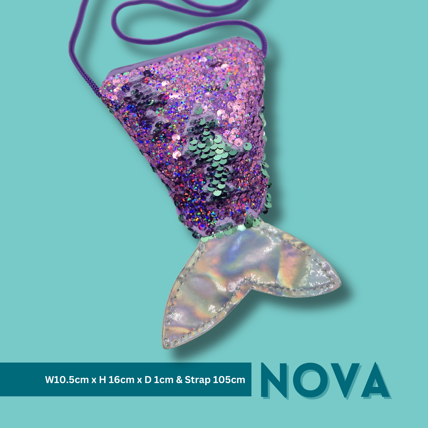 Nova Mermaid Accessory Mini Letterbox Gift + Card (Delivery Included)