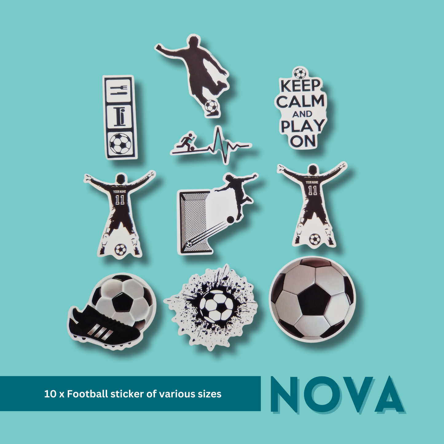 Nova Football Accessory Midi Letterbox Gift + Card (Delivery Included)